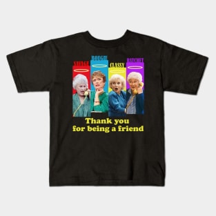 golden girls squad thank you for being a friend Kids T-Shirt